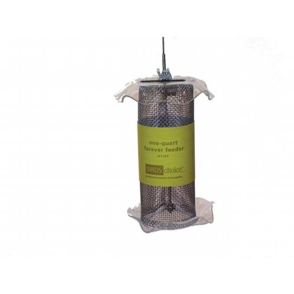 Birds Choice FF106A 1 Quart Forever Nyjer Feeder - Clear